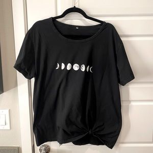 Phases of moon tshirt 3x